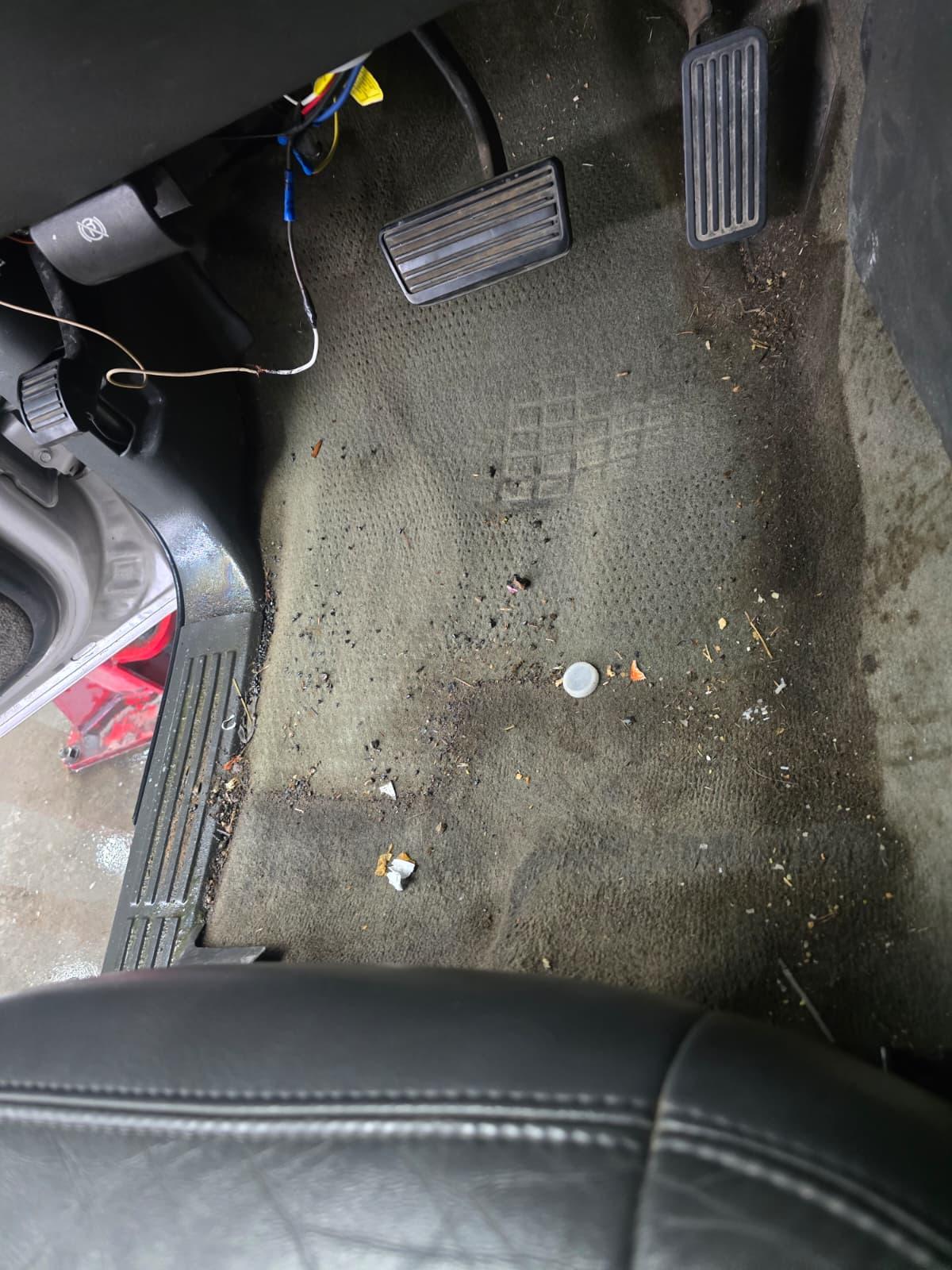 Interior carpet before